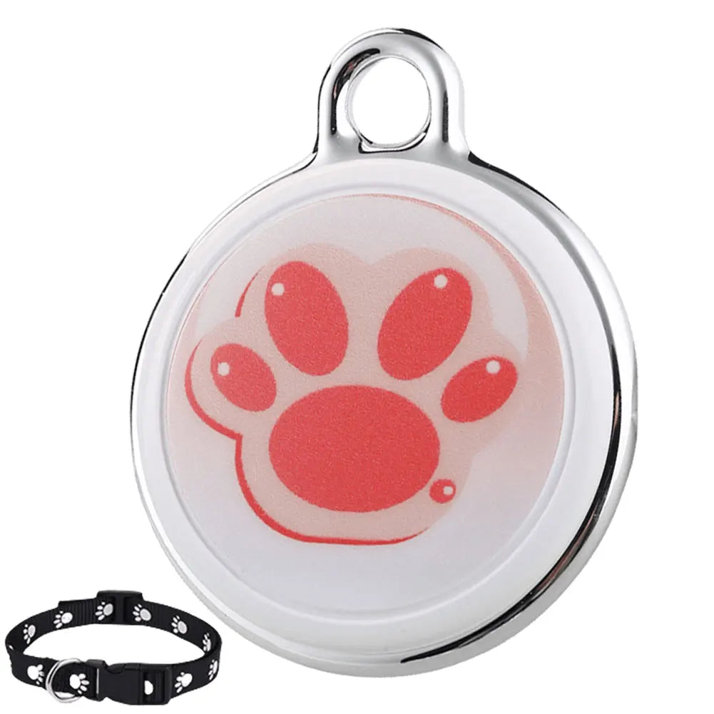 Mini localizzatore GPS impermeabile per cani e gatti - Collare di localizzazione intelligente a lunga distanza compatibile con iOS e Android