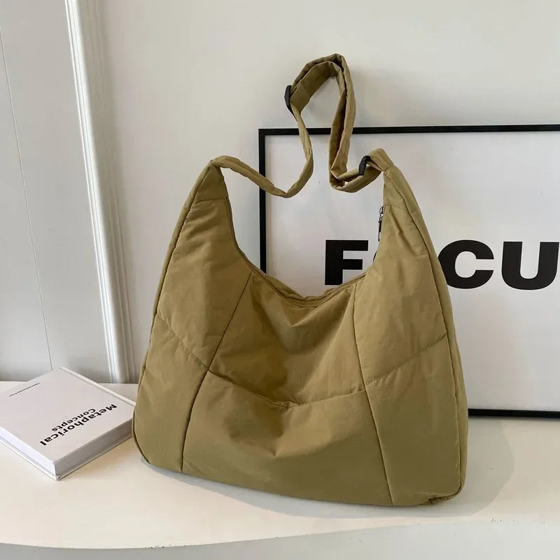 Borsa tote leggera ed elegante per donna – Borsa a tracolla grande e spaziosa