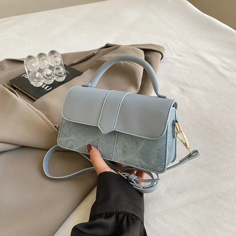 Borsa a tracolla in pelle vintage da donna