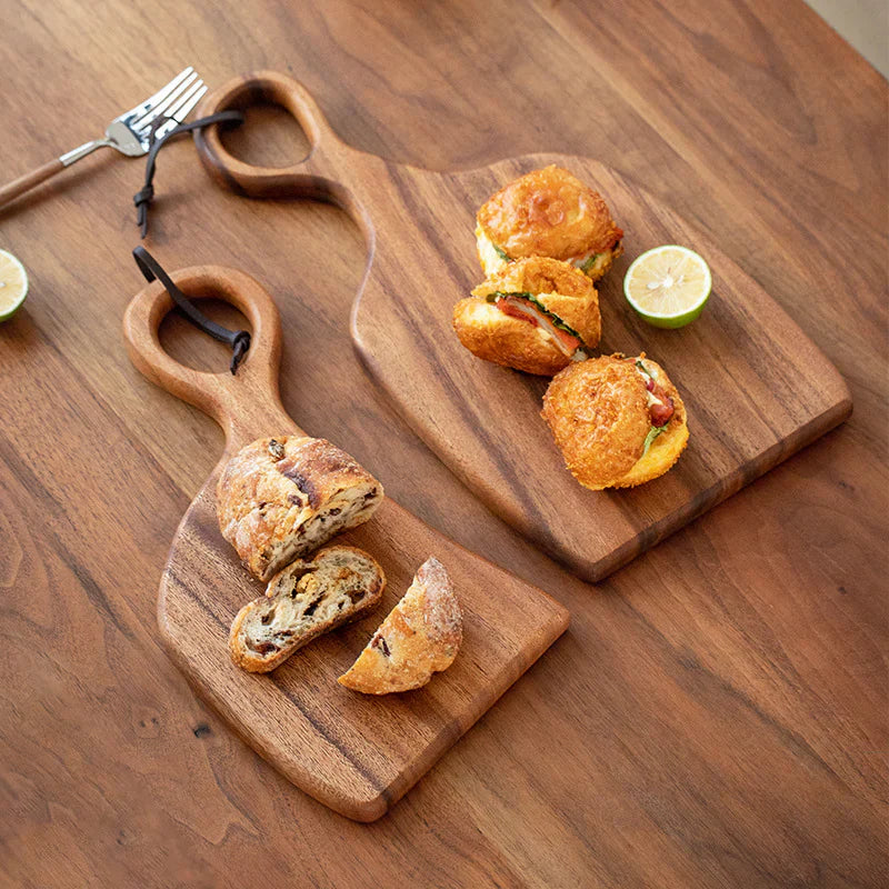 Tagliere in legno di noce da 2 pezzi - Elegante e resistente per la cucina