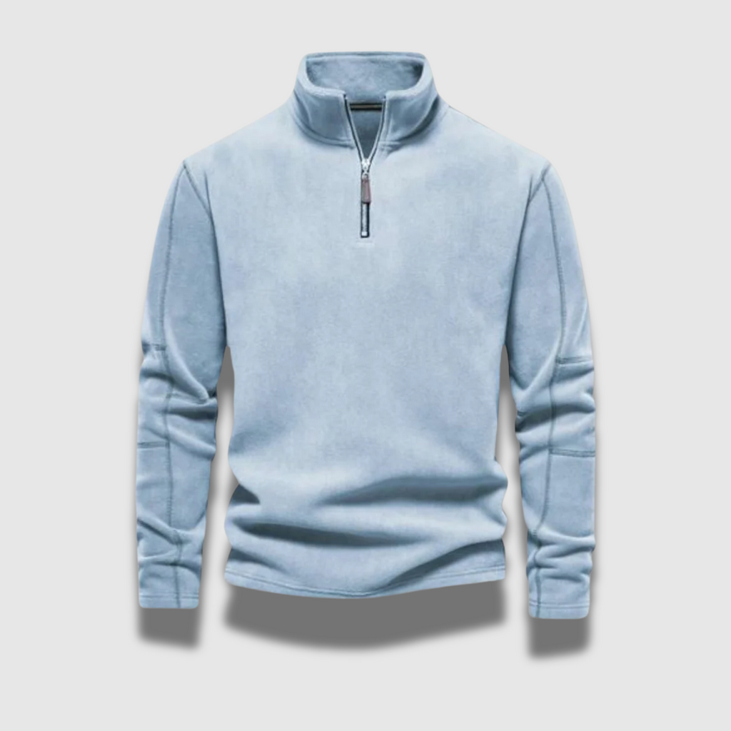 Maglione invernale moderno e morbido in pile da uomo