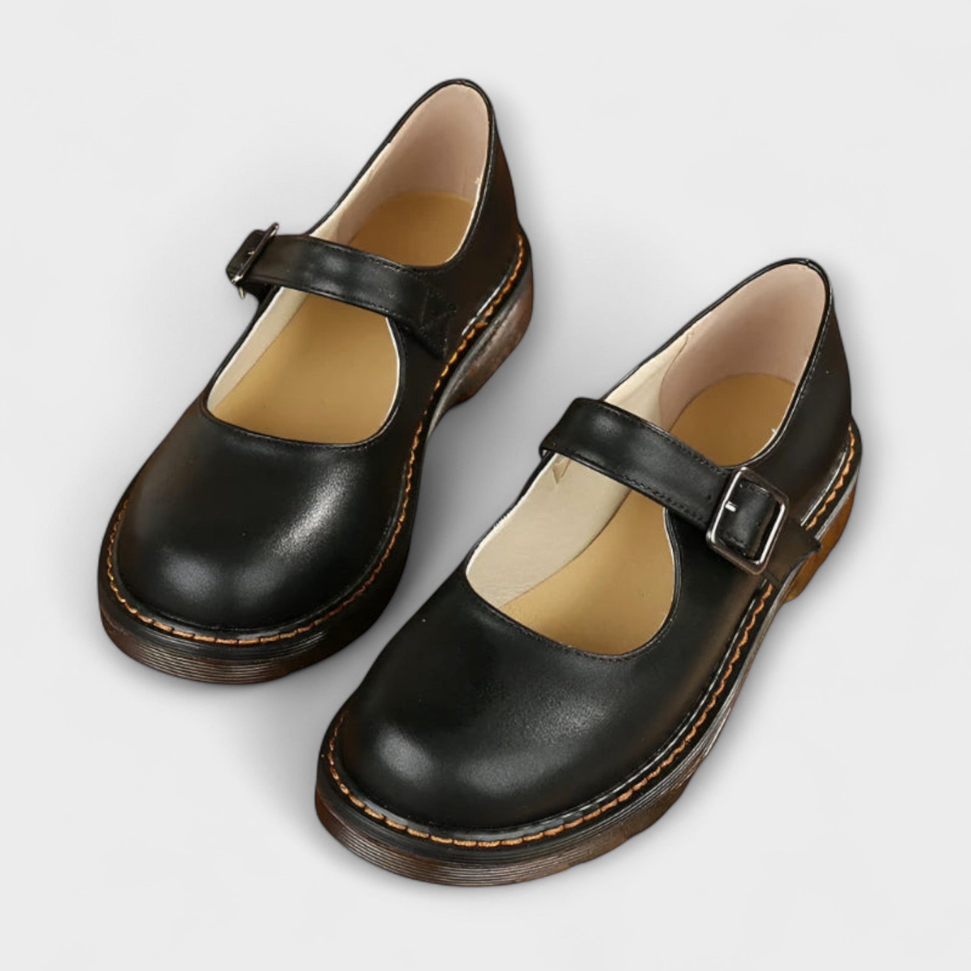 Scarpe vintage chiuse di alta qualità da donna - comfort ed eleganza