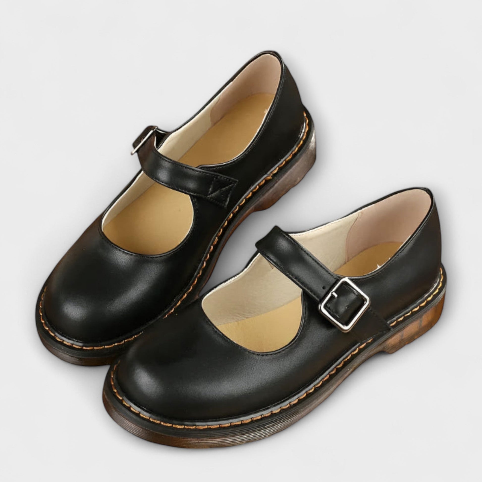 Scarpe vintage chiuse di alta qualità da donna - comfort ed eleganza