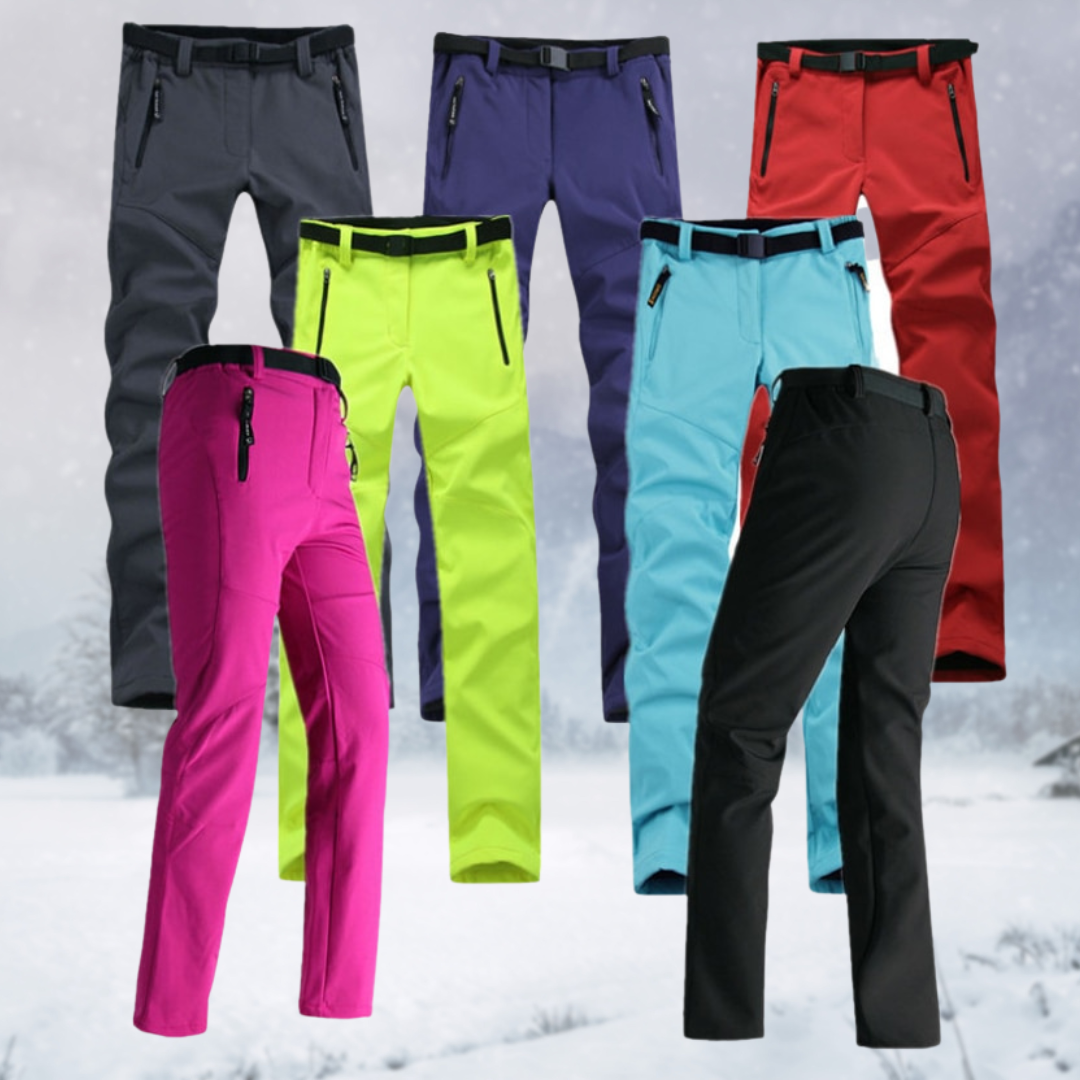Pantaloni da trekking resistenti da donna - Comfort impermeabile