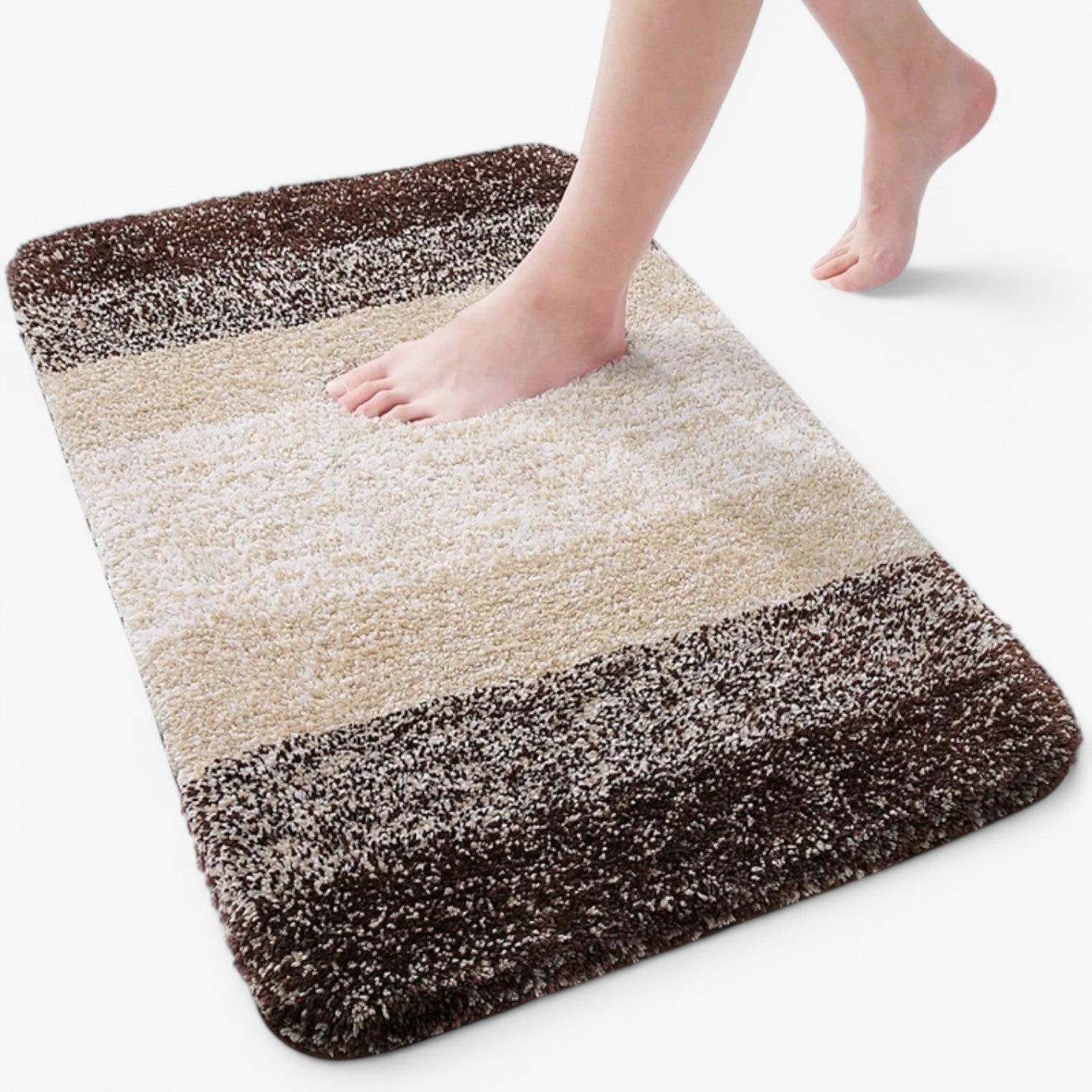 Tappetino da Bagno Super Assorbente Antiscivolo Piedi asciutti
