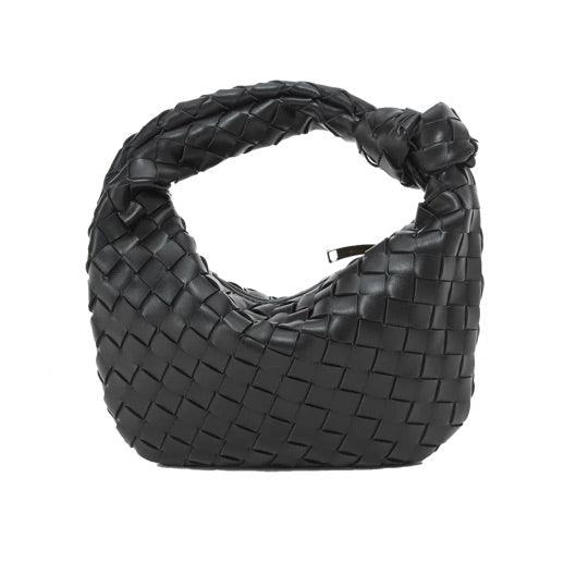 Mini borsa intrecciata da donna - Stile trendy con manico annodato