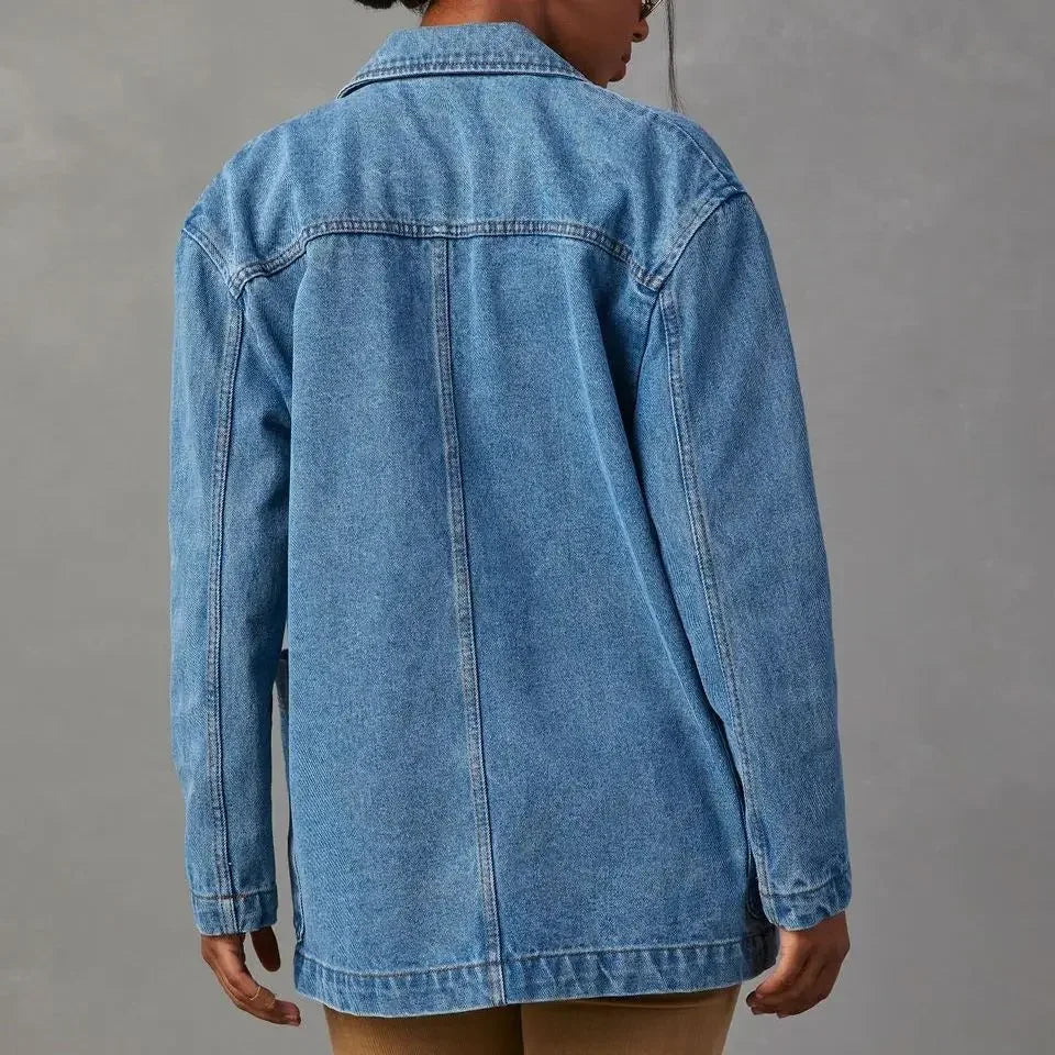 Blazer in denim da donna