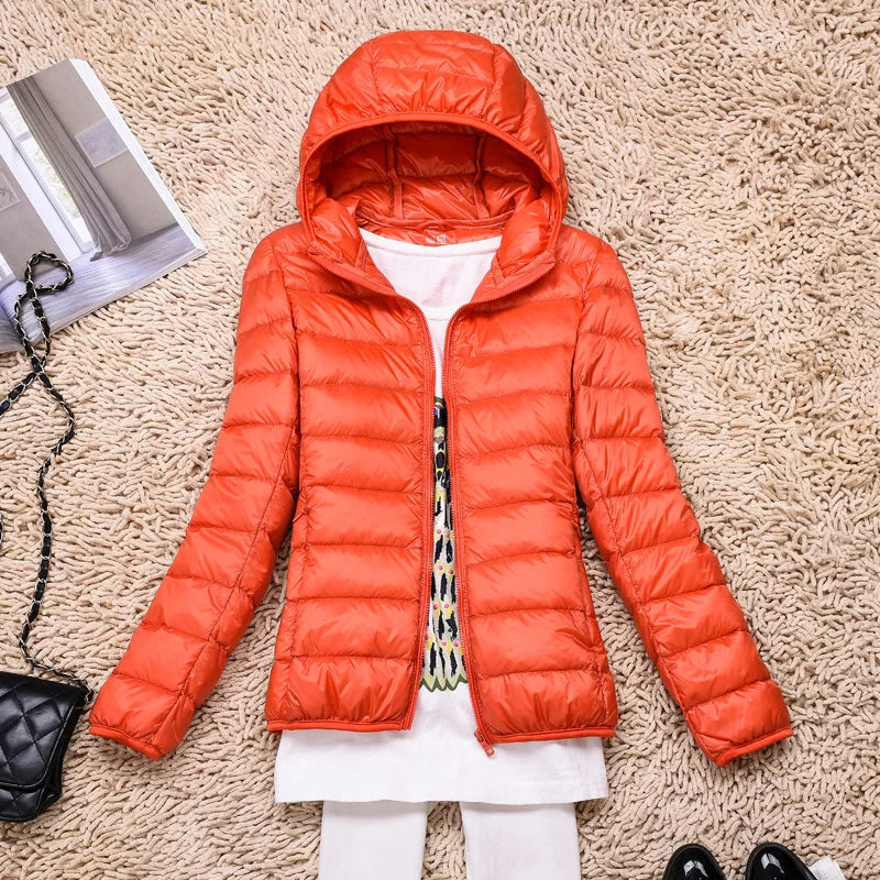 Piumino ultraleggero da donna - cappotto leggero elegante e confortevole