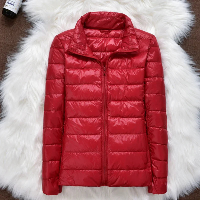 Piumino ultraleggero da donna - cappotto leggero elegante e confortevole