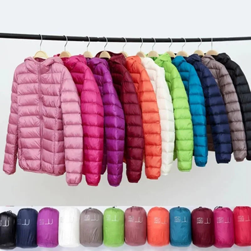 Piumino ultraleggero da donna - cappotto leggero elegante e confortevole