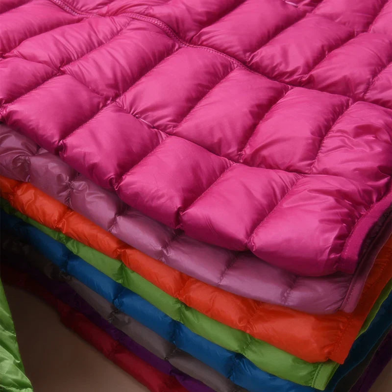 Piumino ultraleggero da donna - cappotto leggero elegante e confortevole