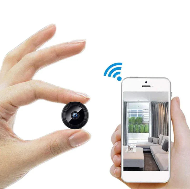 Telecamera di Sicurezza WiFi Wireless 1080P – Sistema di Sorveglianza Smart per Interno Esterno con Visione Notturna, Rilevamento Movimento, Audio e Controllo via App