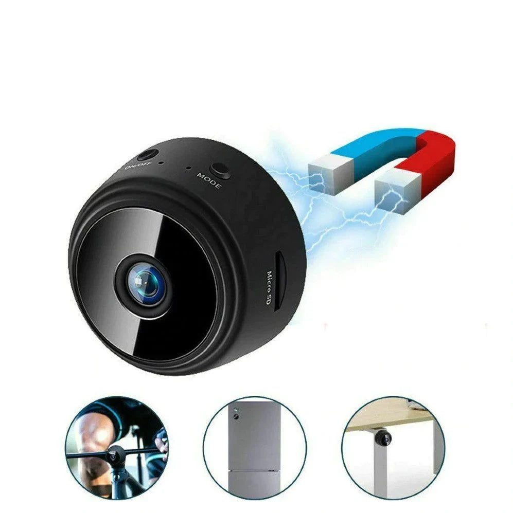 Telecamera di Sicurezza WiFi Wireless 1080P – Sistema di Sorveglianza Smart per Interno Esterno con Visione Notturna, Rilevamento Movimento, Audio e Controllo via App