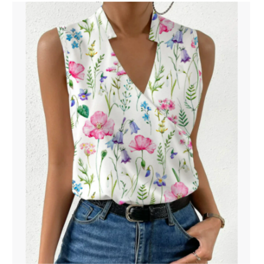 Op estivo morbido con scollo a V per donna | Casual