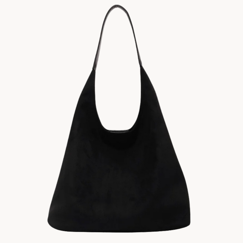 Borsa hobo in pelle scamosciata da donna - elegante e versatile per lavoro e tempo libero