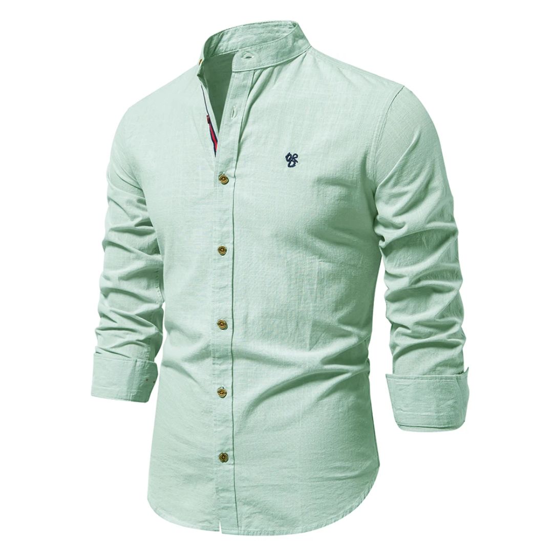 Camicia moderna in cotone da uomo - Manica lunga resistente ed elegante