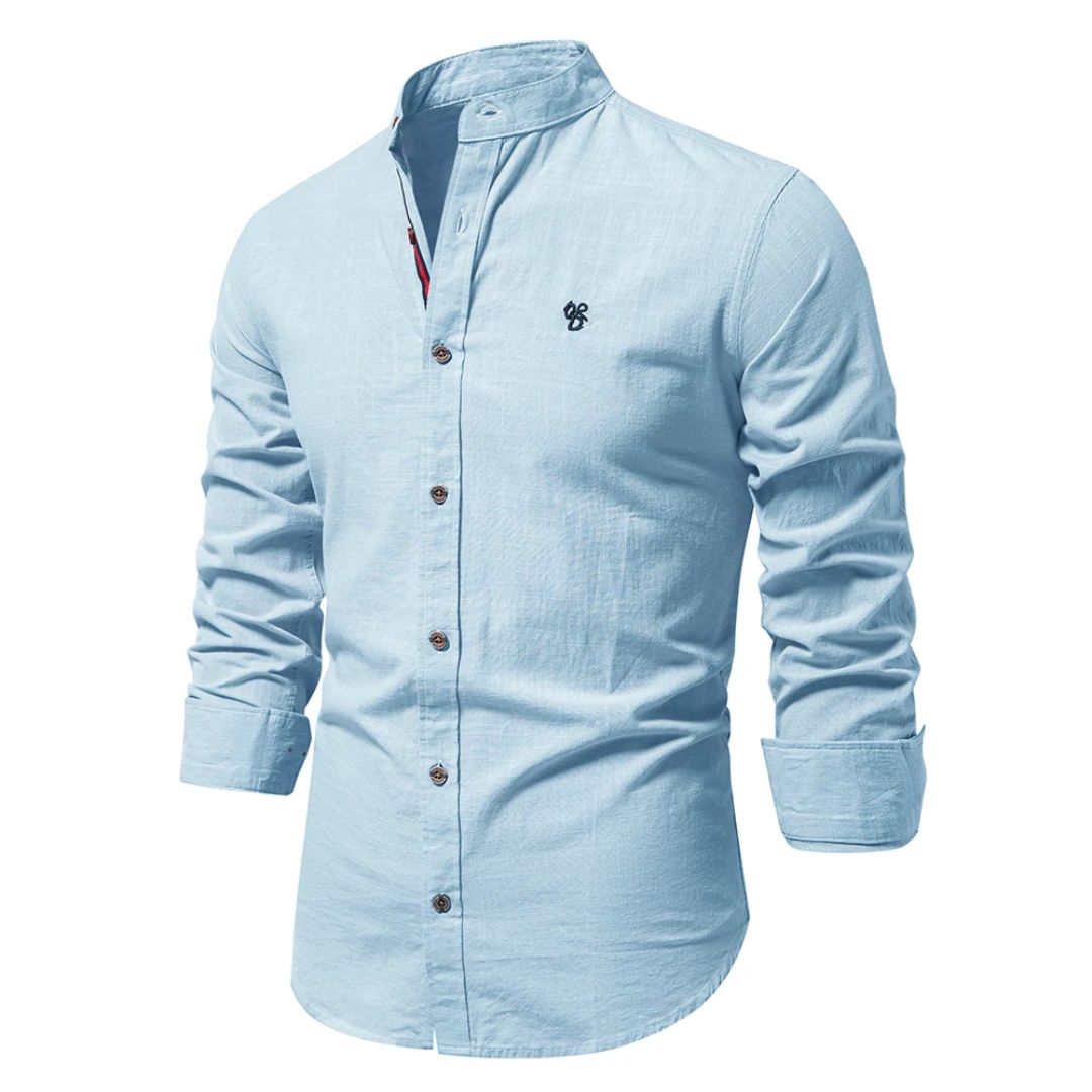 Camicia moderna in cotone da uomo - Manica lunga resistente ed elegante