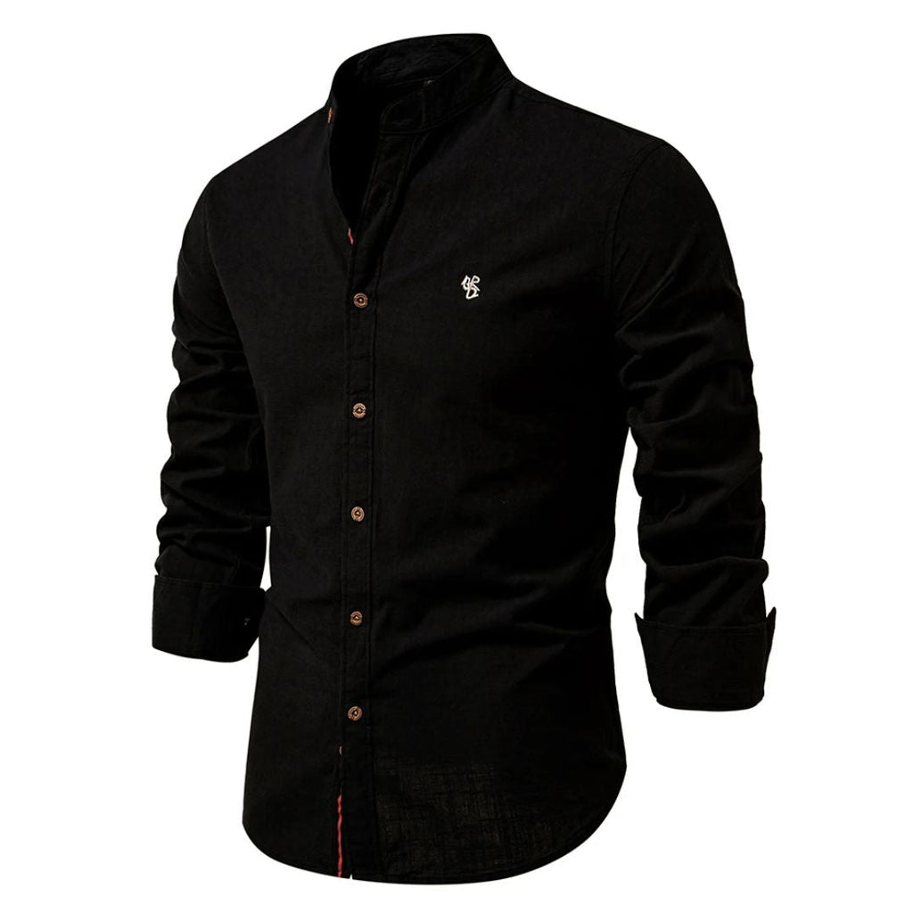 Camicia moderna in cotone da uomo - Manica lunga resistente ed elegante