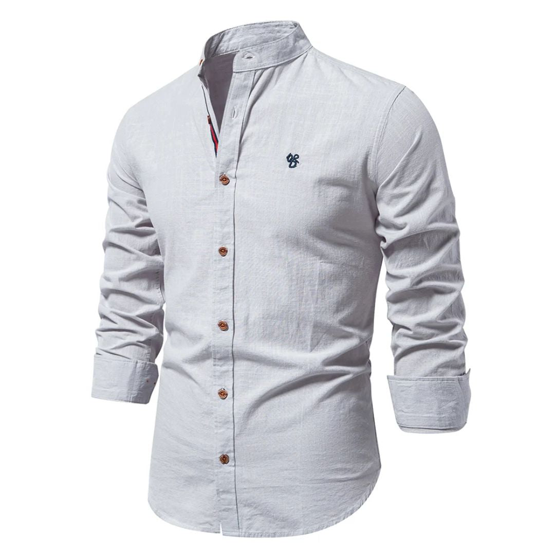 Camicia moderna in cotone da uomo - Manica lunga resistente ed elegante