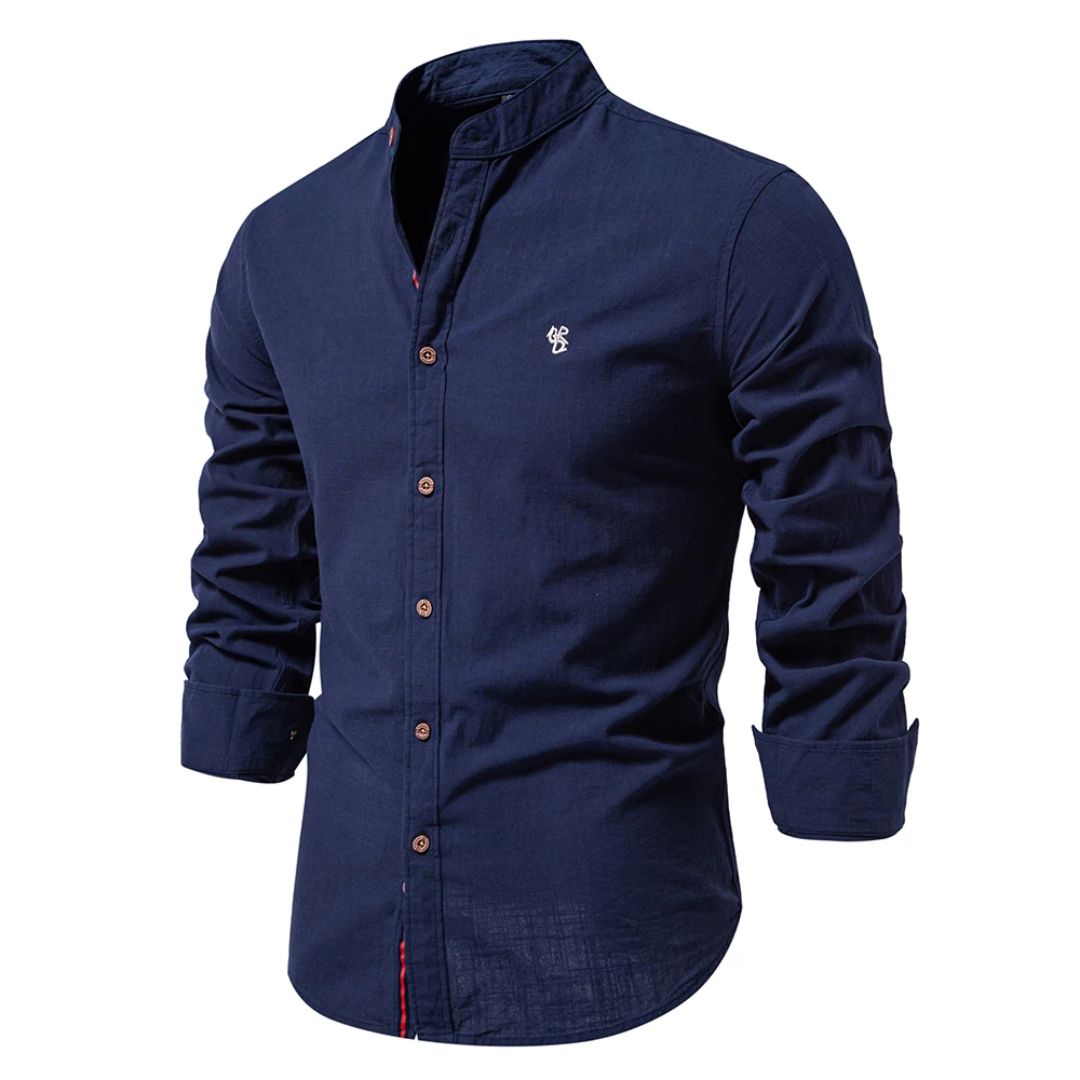 Camicia moderna in cotone da uomo - Manica lunga resistente ed elegante