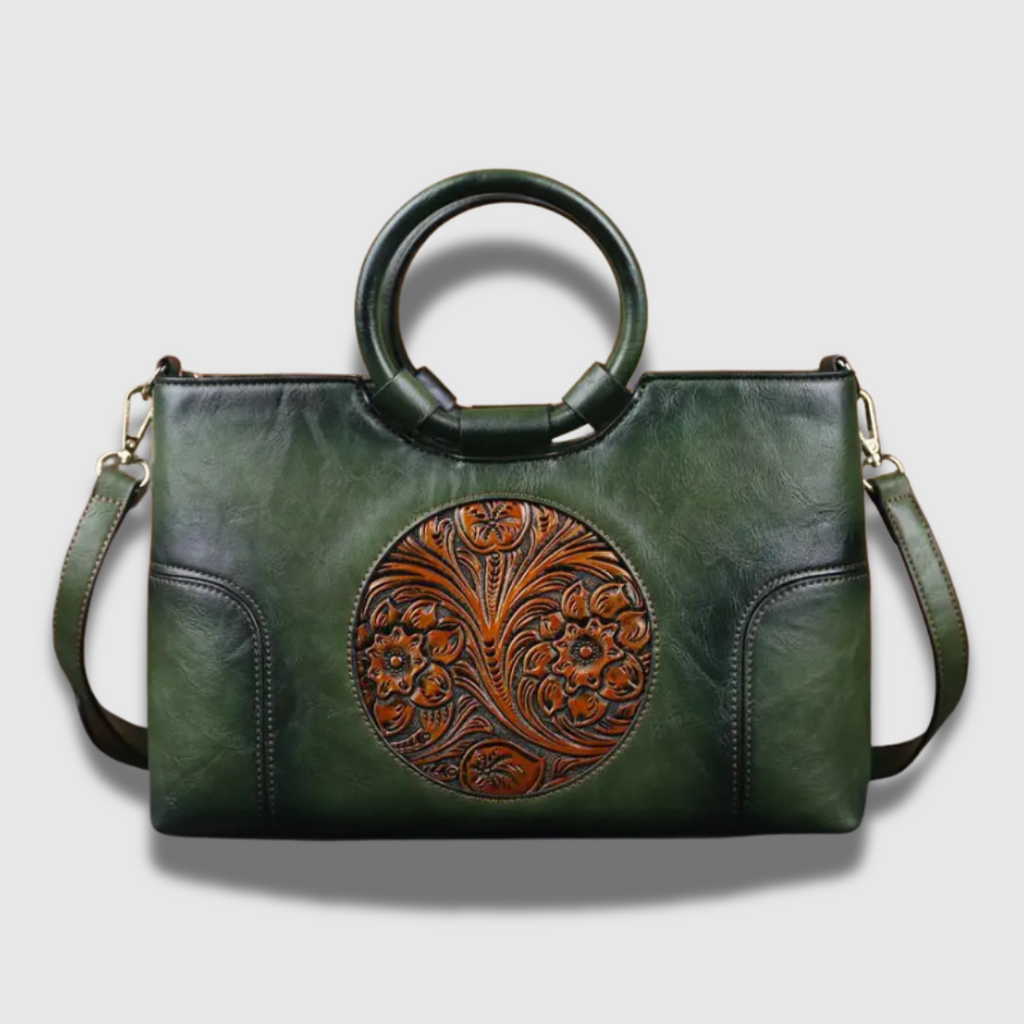 Borsa elegante e spaziosa con tracolla ad anello