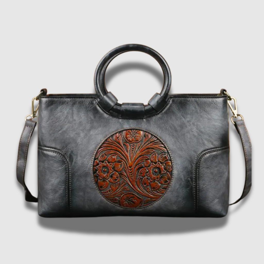 Borsa elegante e spaziosa con tracolla ad anello