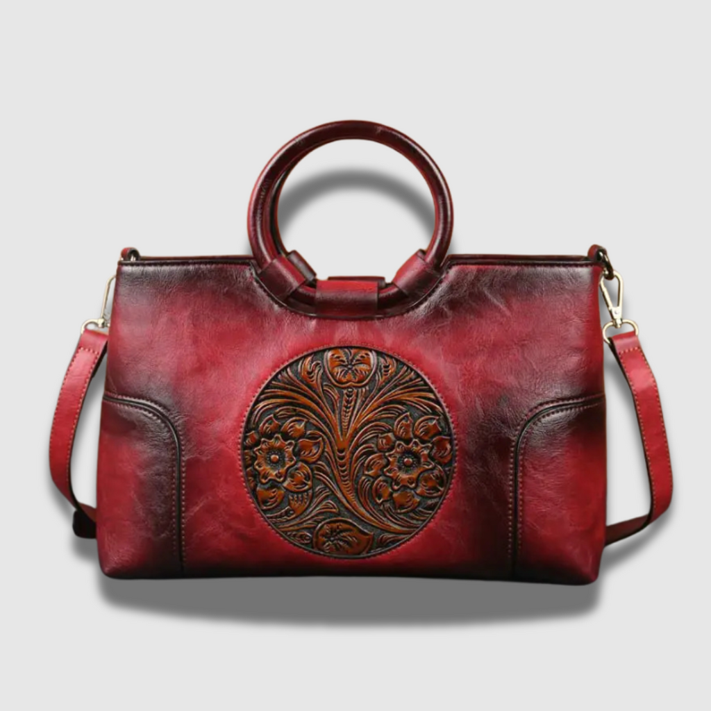 Borsa elegante e spaziosa con tracolla ad anello