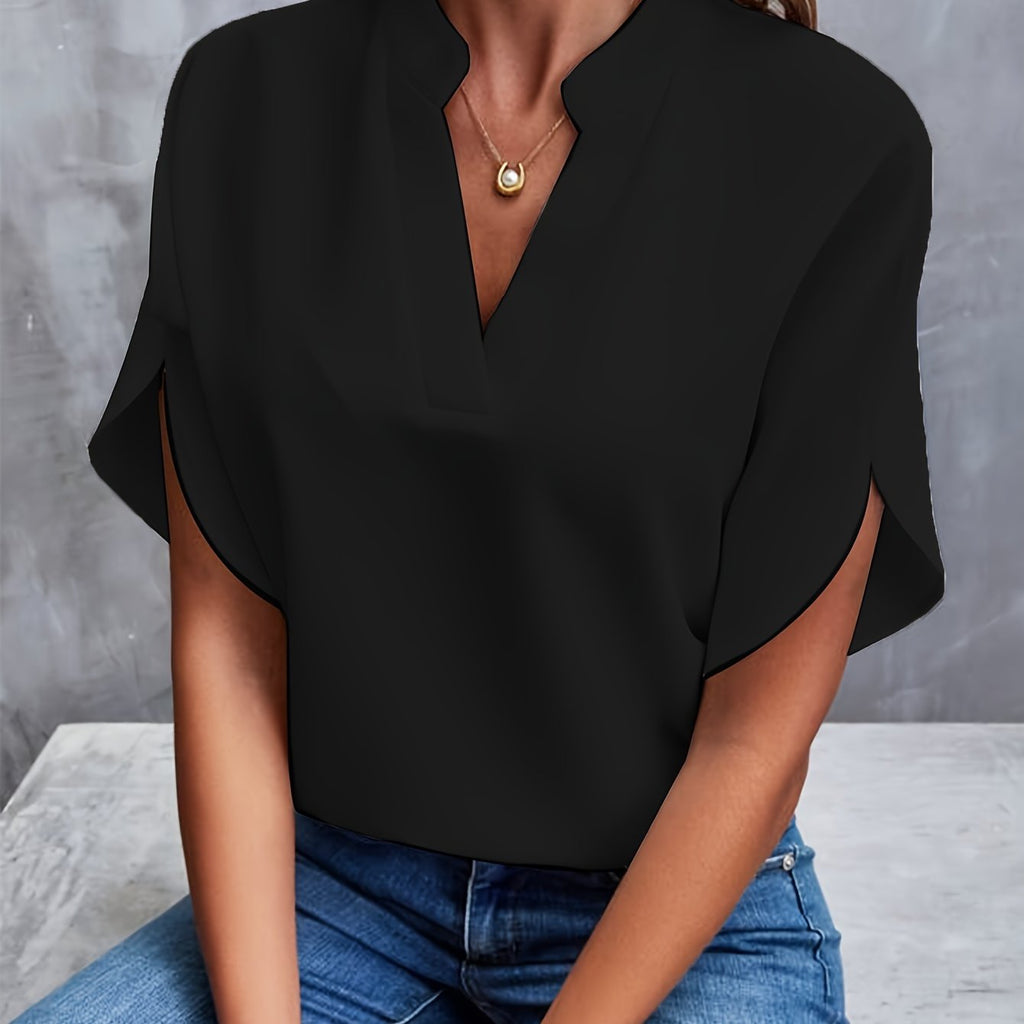 Camicetta elegante da donna a maniche corte
