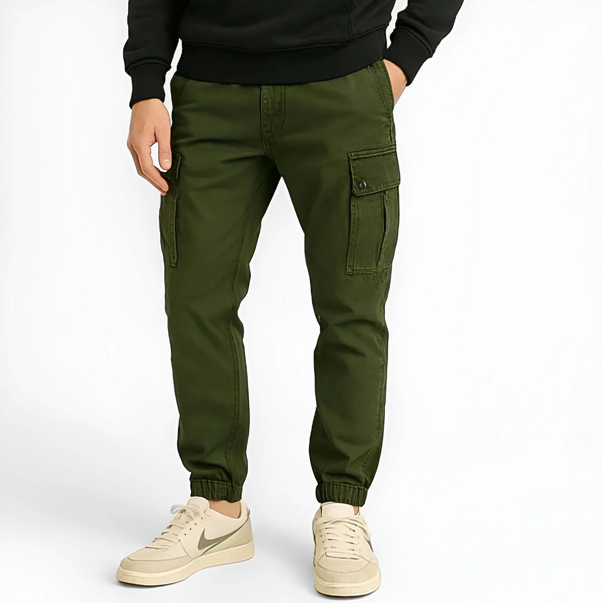 Pantaloni cargo casual in cotone premium da uomo - Stile elegante per tutti i giorni