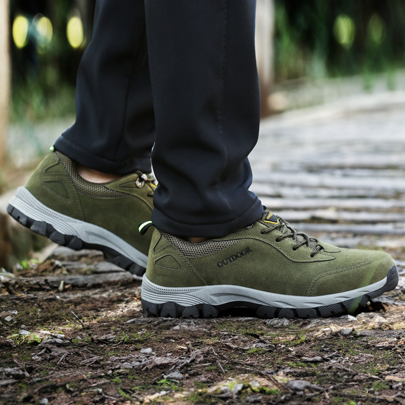 Scarpe ortopediche da trekking e da passeggio da uomo - Comode, antiscivolo, leggere, per uso quotidiano all'aperto, resistenti, con un supporto ottimale