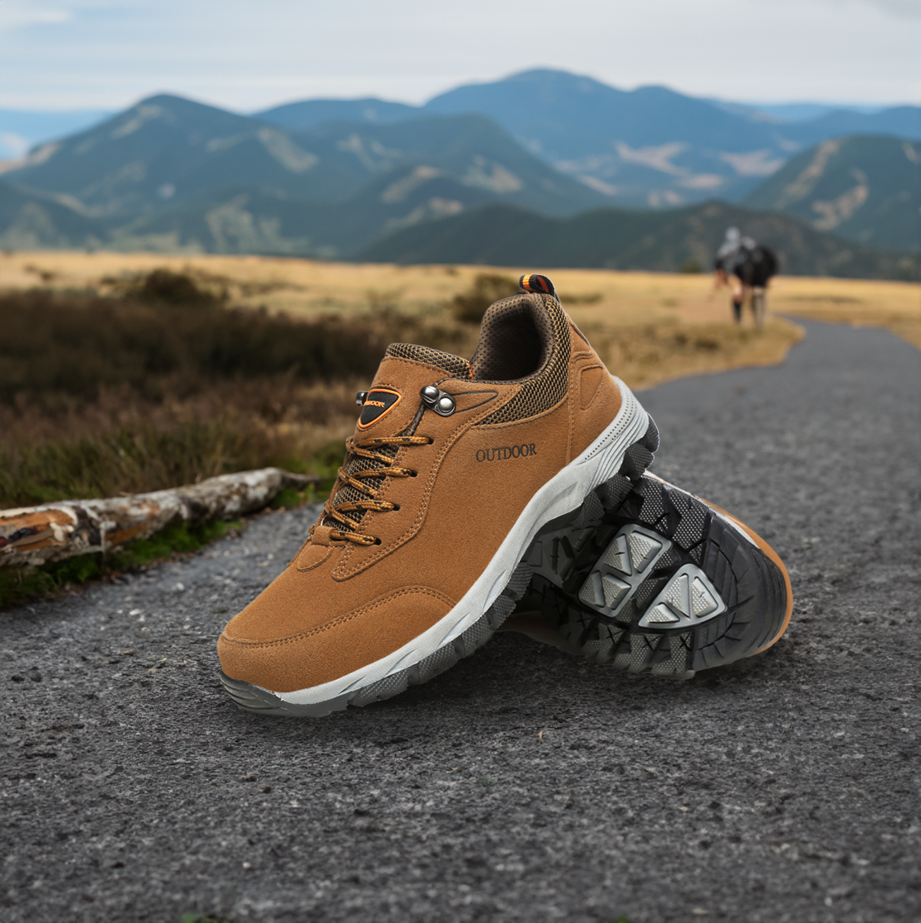 Scarpe ortopediche da trekking e da passeggio da uomo - Comode, antiscivolo, leggere, per uso quotidiano all'aperto, resistenti, con un supporto ottimale