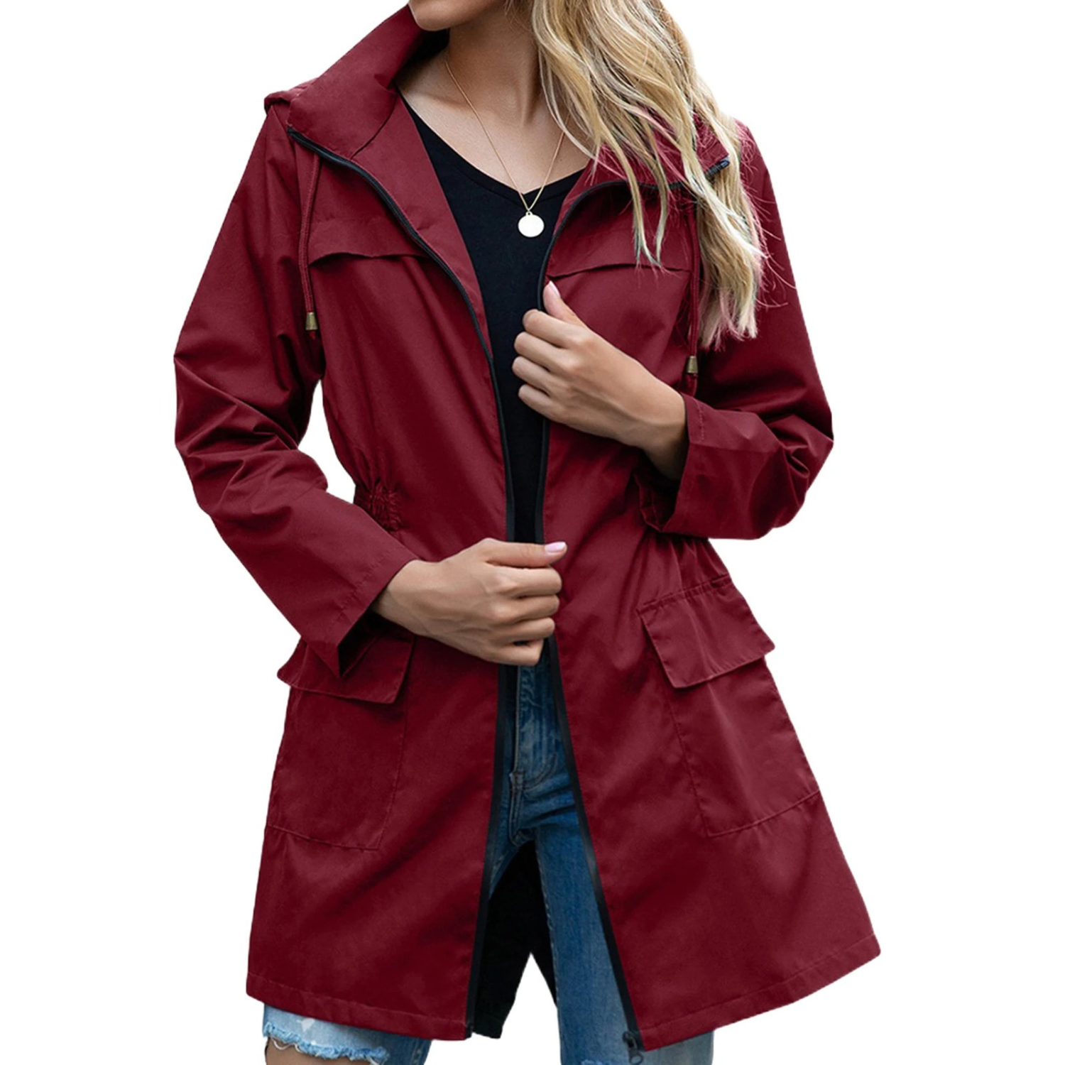 Impermeabile leggero da donna - giacca versatile per attività all'aperto