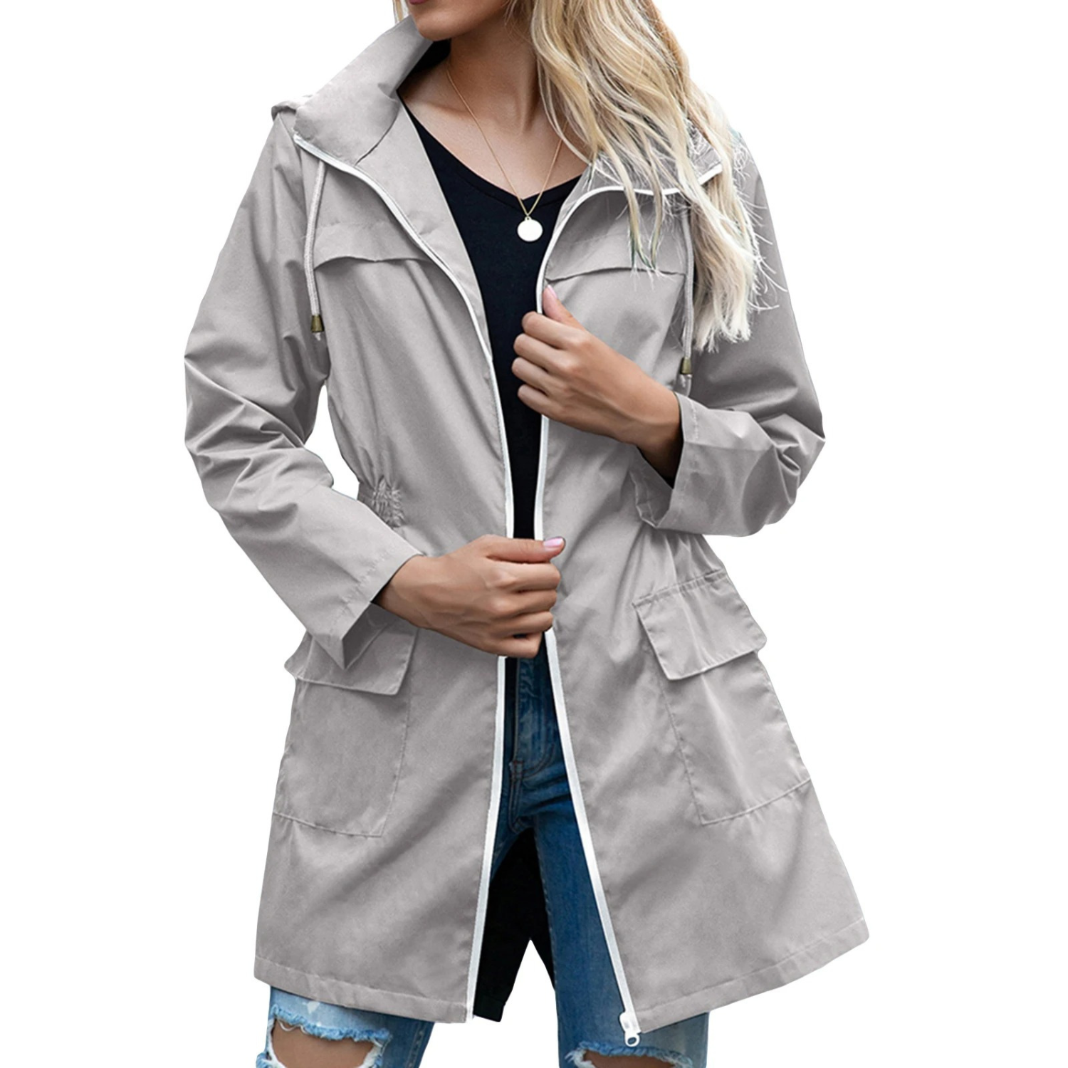Impermeabile leggero da donna - giacca versatile per attività all'aperto