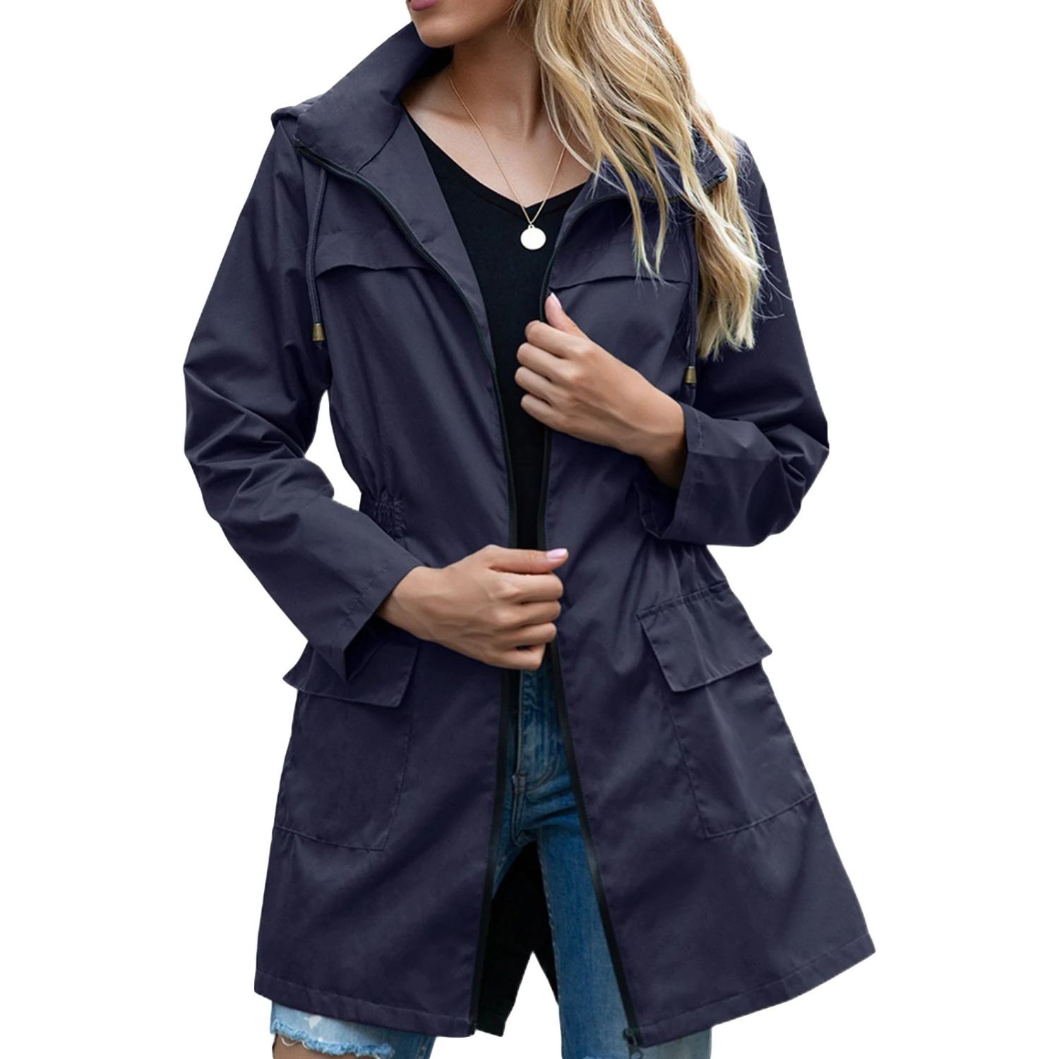 Impermeabile leggero da donna - giacca versatile per attività all'aperto