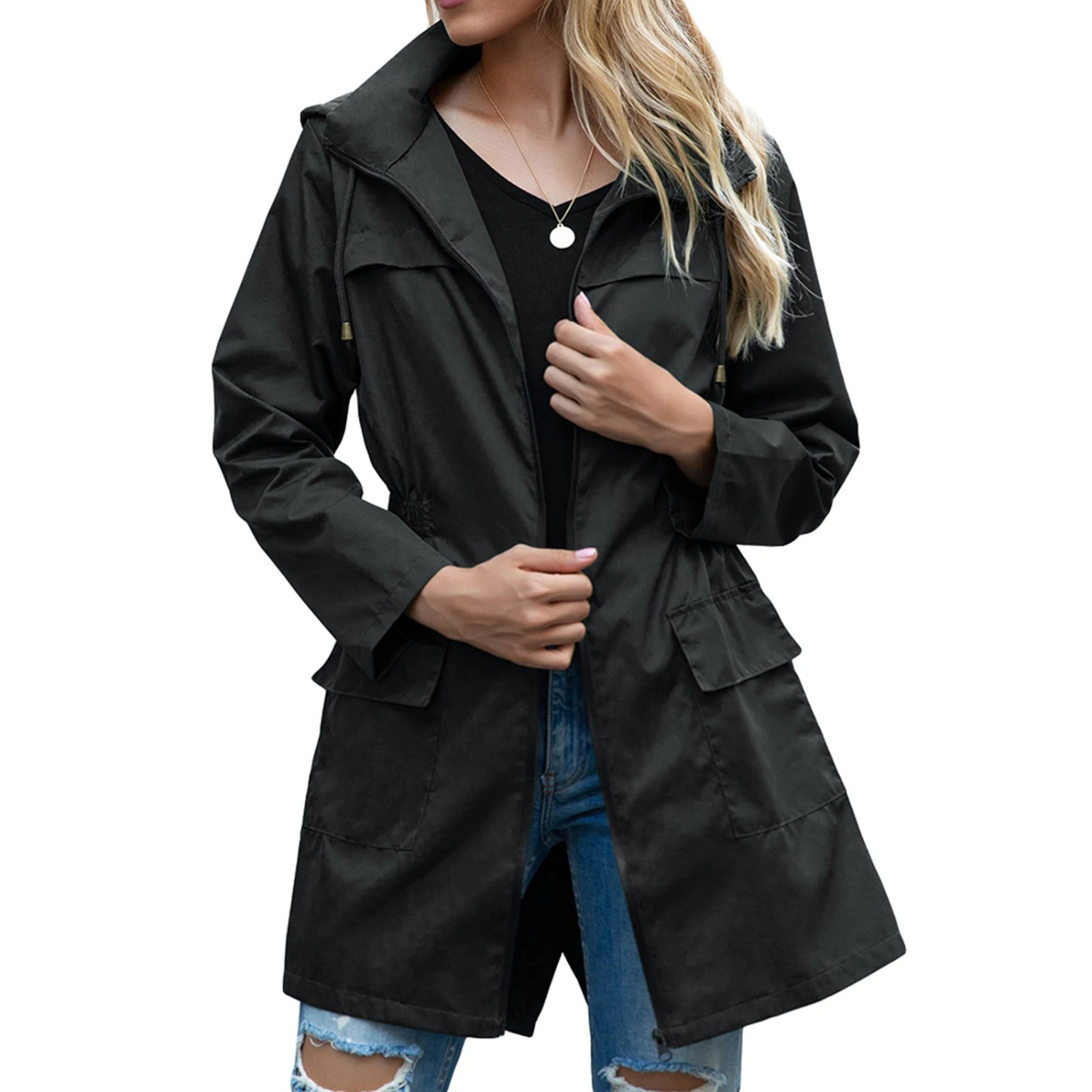 Impermeabile leggero da donna - giacca versatile per attività all'aperto