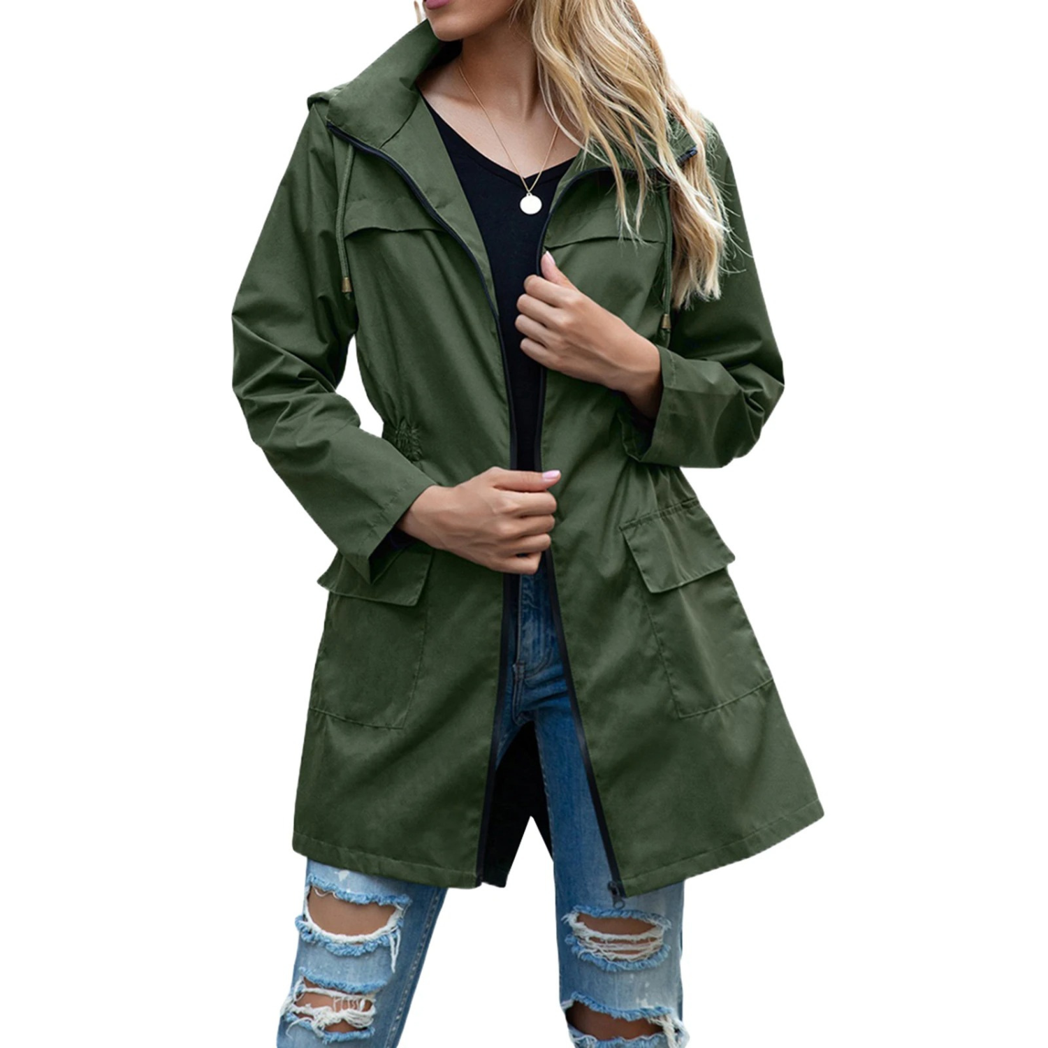 Impermeabile leggero da donna - giacca versatile per attività all'aperto
