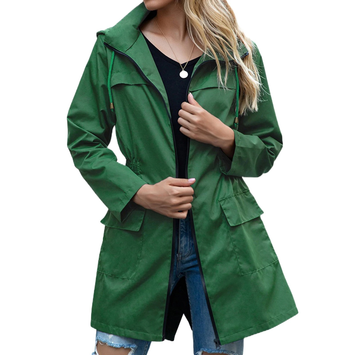 Impermeabile leggero da donna - giacca versatile per attività all'aperto