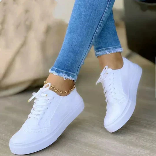 Sneakers ortopediche con lacci da donna