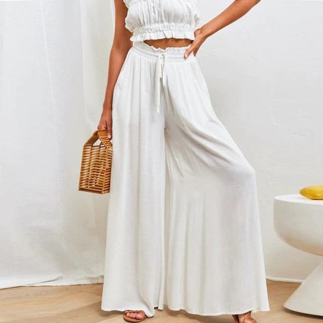 Pantaloni eleganti palazzo da donna