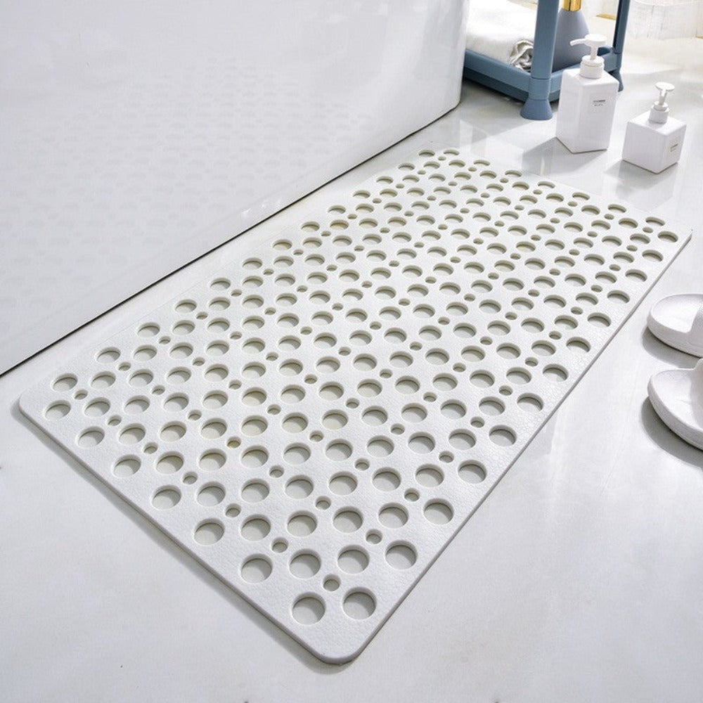 Tappetino doccia antiscivolo antibatterico sicuro - Tappetino da bagno ad asciugatura rapida con presa forte, facile da pulire, design di drenaggio antimuffa