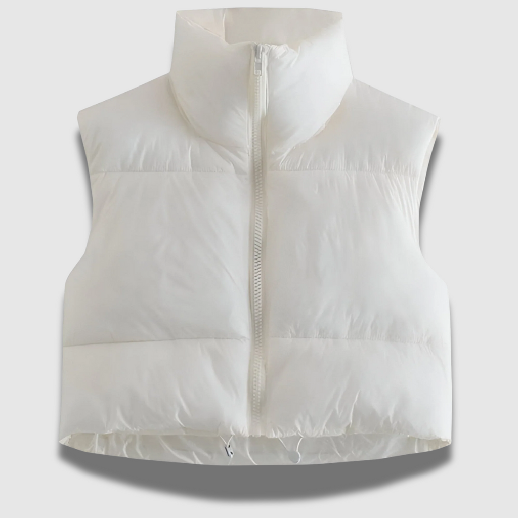 Gilet da donna Premium a manica corta con giacca puffer