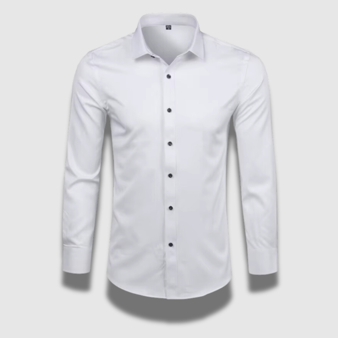 Camicia formale elasticizzata da uomo senza rughe Premium