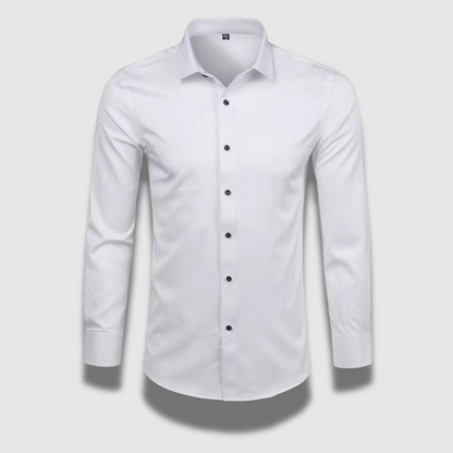 Camicia formale elasticizzata da uomo senza rughe Premium