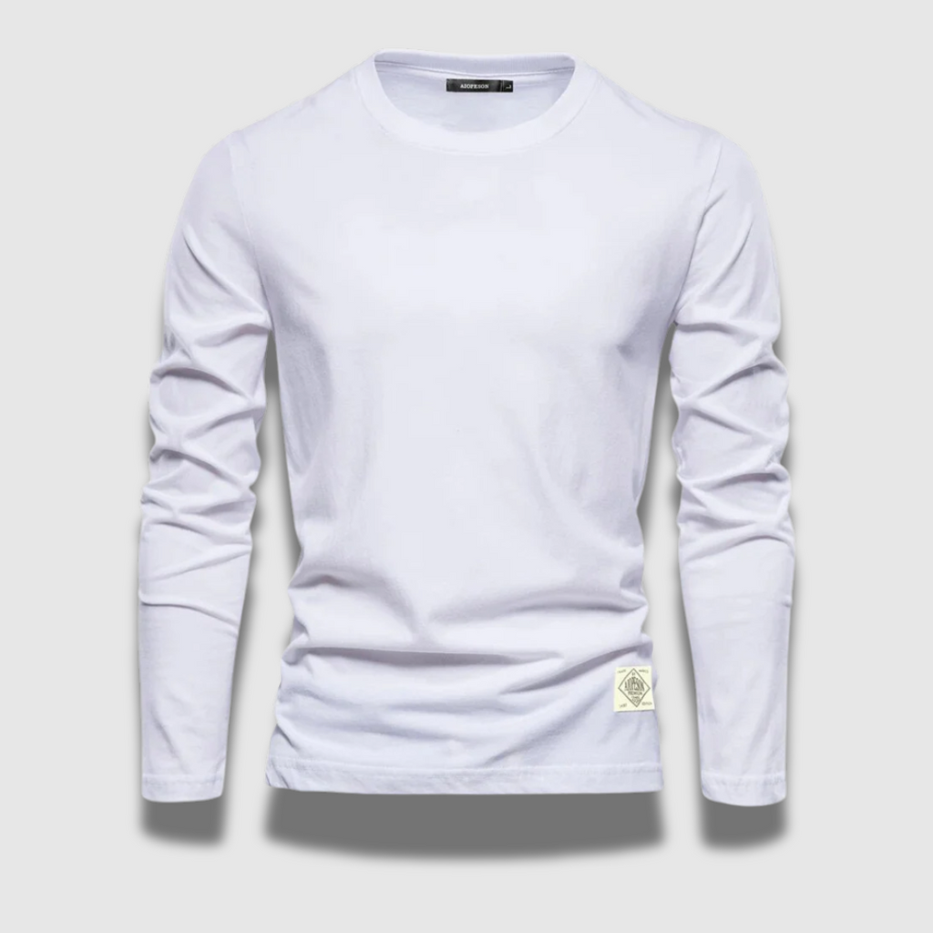 Maglietta a maniche lunghe elegante e casual da uomo