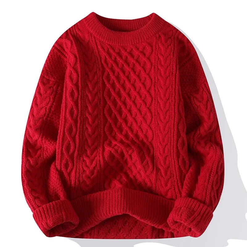 Maglione vintage da uomo - Maglione retrò caldo ed elegante