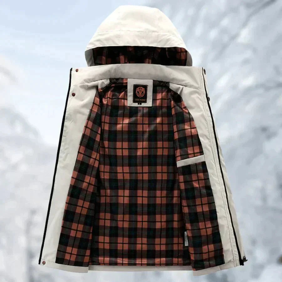 Giacca impermeabile e antivento da uomo - Comodo cappotto da esterno