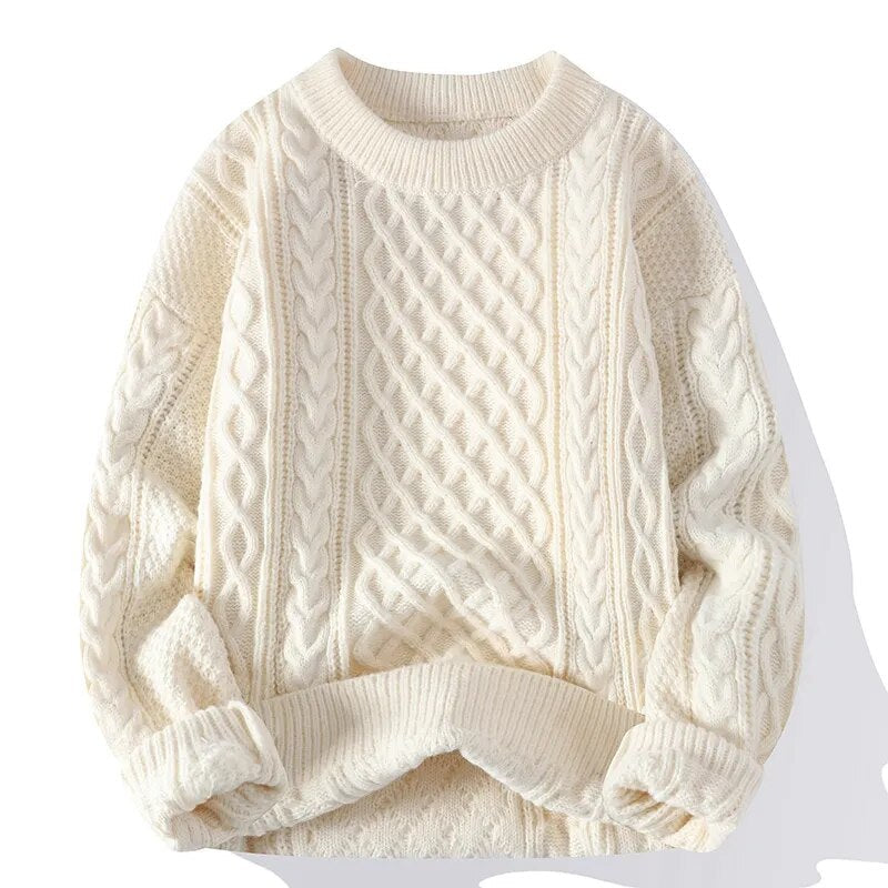 Maglione vintage da uomo - Maglione retrò caldo ed elegante