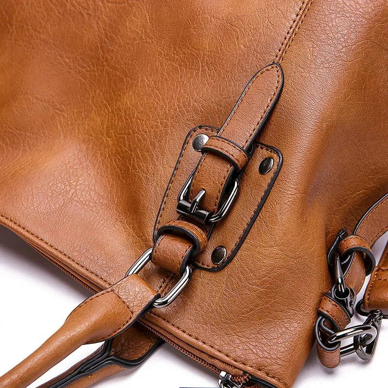 Borsa a spalla da donna in pelle