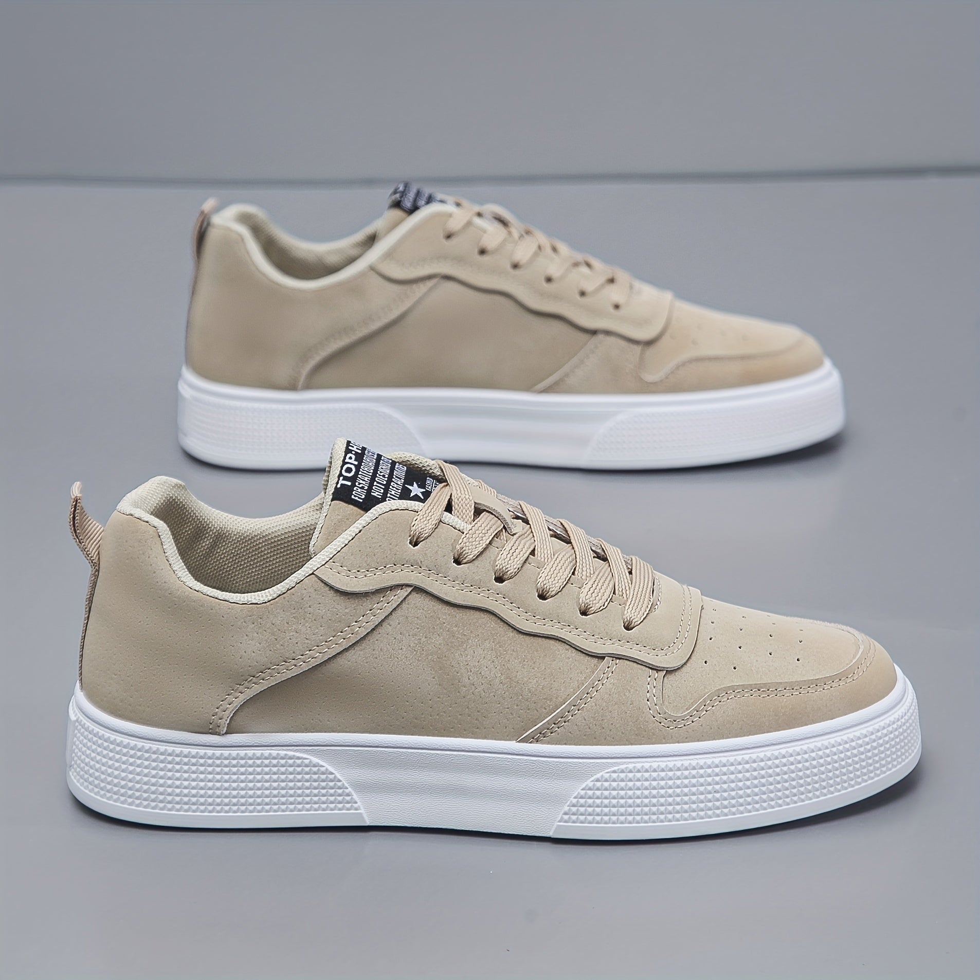 Sneakers basse da uomo in tinta unita