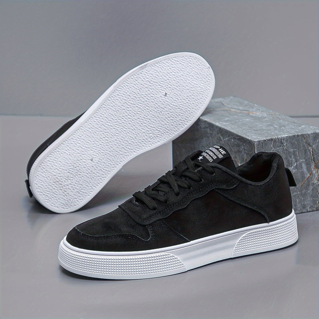 Sneakers basse da uomo in tinta unita